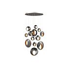 Lustre Ronde Eurofase Lighting Arlington 35910-015  39W Noirened Chrome