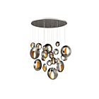 Lustre Ronde Eurofase Lighting Arlington 35911-012  57W Noirened Chrome