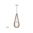 Suspendu ovale Demark 37038-014 28 Watt Noir mat