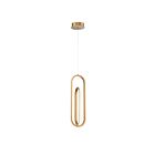 Suspendu ovale Eurofase DEMARK 37038-021 28W or satiné