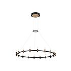 Lustre Ronde Eurofase Lighting Albany 37044-015  81W Noir profond