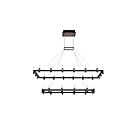 Lustre 2 étages rectangulaire Eurofase Lighting Altamont 37049-010  137W Nickel satiné