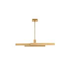 Chandelier linéaire Eurofase CAMENO 37064-020 74W or satiné