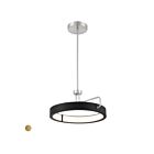 Suspendu petit Pemberton Eurofase Lighting 37083-020 23W Nickel satiné