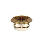 Plafonnier semi encastré Eurofase Lighting 37086-015 Nottingham Laiton ancien