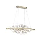 Lustre ovale Eurofase Lighting Clayton 37344-016  40W Argent avec or brossé