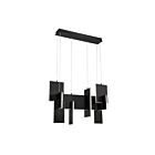 Chandelier linéaire Eurofase COBURG 37345-025 93W noir
