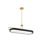 Suspendu ovale LED Eurofase Lighting Pemberton 37931-018 35W Laiton antique