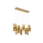 Lustre  Eurofase Lighting Coburg 38044-014 linéaire extra large LED 129W Or