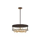 Lustre ronde LED Eurofase Lighting Aerie 38097-010 7-Lumières 42W Bronze
