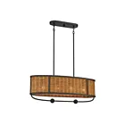 Lustre de l'île Eurofase Lighting Comparelli 38160-011 4-Lumières 240W Bronze foncé