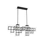 Chandelier linéaire LED Eurofase FERRO 38257-021 13-lumières 74W noir