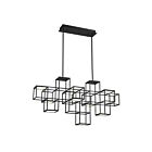 Chandelier linéaire LED Eurofase FERRO 38258-026 9-lumières 48W noir