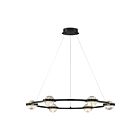 Lustre à cordon LED Eurofase CIRCOLO 39308-016 6-lumières 34W noir