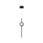 Suspendu cordon LED Eurofase BARLETTA 39463-012 1-lumière 7W aluminium anodisé noir