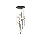 Lustre LED Eurofase BARLETTA 39464-033 10-lumières 57W noir