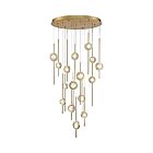 Lustre LED Eurofase BARLETTA 39465-023 16-lumières 90W laiton