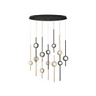 Lustre LED Eurofase BARLETTA 39466-037 12-lumières 68W noir