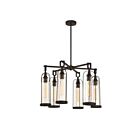 Lustre  Eurofase Lighting Yasmin 42729-013 6-Lumières 360W Noir Satiné