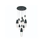 Lustre Eurofase Ecrou 43859-022 45W 9-Lumières Noir mat