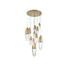 Lustre Eurofase Ecrou 43859-038 45W 9-Lumières Or mat