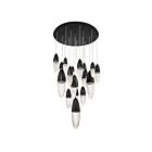 Lustre Eurofase Ecrou 43860-025 45W 9-Lumières Or noir