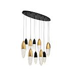 Lustre Eurofase Ecrou 43861-042 60W 12-Lumières Or noir