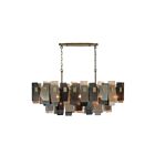 Lustre Eurofase Cocolina 43874-019 110W 11-Lumières Laiton antique