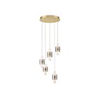 Lustre Eurofase Rola 45594-014 400W 10-Lumières Or brossé