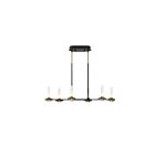 Lustre Eurofase Torcia 45713-019 34W 12-Lumières Noir Et Laiton