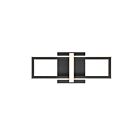 Support mural LED Eurofase Kasha 45725-012 20W Noir