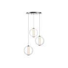 Suspendu LED Eurofase Atomo 45736-018 63W Chromé