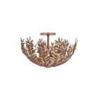 Plafonnier semi encastré Eurofase 46437-013 Jalore 3-Lumières 180W Marron Macchiato