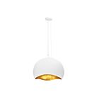 Suspendu incandescence Eurofase Baleia 46439-024 180W Blanc et feuille d'or
