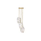 Lustre Eurofase Heera 46464-019 180W 3-Lumières Laiton