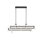 Eurofase 46806-017 1-lumières Noir 150W Lustres