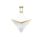 Eurofase 47188-013 1-lumière 75W Or mat LED Lustre