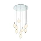 Eurofase 47191-020 7-lumières 90W Nickel poli LED Lustre