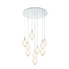 Eurofase 47191-020 7-lumières 90W Nickel poli LED Lustre