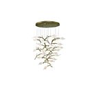 Eurofase 47226-012 25-lumières 90W Or antique LED Lustre
