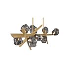 Eurofase 47236-011 9-Lights 21W Matte Gold Chandelier