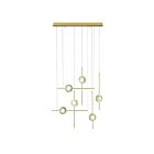 Eurofase 47255-012 6-lumières 36W Or anodisé LED Lustre