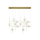 Eurofase 47256-019 12-lumières 72W Or anodisé LED Lustre