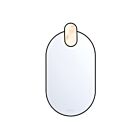 Eurofase Lighting 48510-028 Mrissa 1-lumière 34W Noir LED Miroir