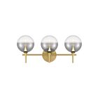 Eurofase Lighting 48913-027 Lissa 3-lumières 12W Or LED Applique murale d'intérieur