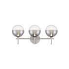 Eurofase Lighting 48914-024 Lissa 3-lumières 12W Nickel satiné LED Applique murale d'intérieur