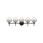 Eurofase Lighting 48921-022 Lissa 5-lumières 20W Noir mat LED Applique murale d'intérieur