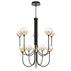 Eurofase Lighting 48926-032 Iissa 10-lumières 45W Noir mat LED Lustre