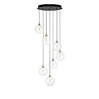Eurofase Lighting 48928-038 Iissa 7-lumières 31.5W Or LED Lustre