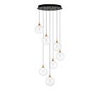 Eurofase Lighting 48928-038 Iissa 7-lumières 31.5W Or LED Lustre